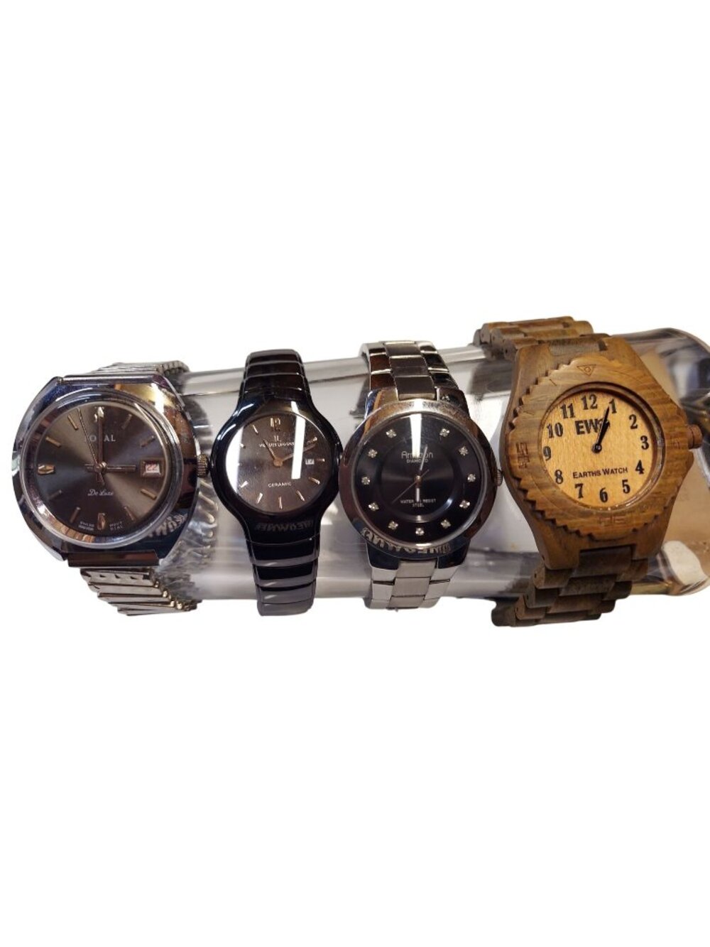 Set Of 4 Watches: FOAL Deluxe Jacques Lemans Ceramic Armitron 1379